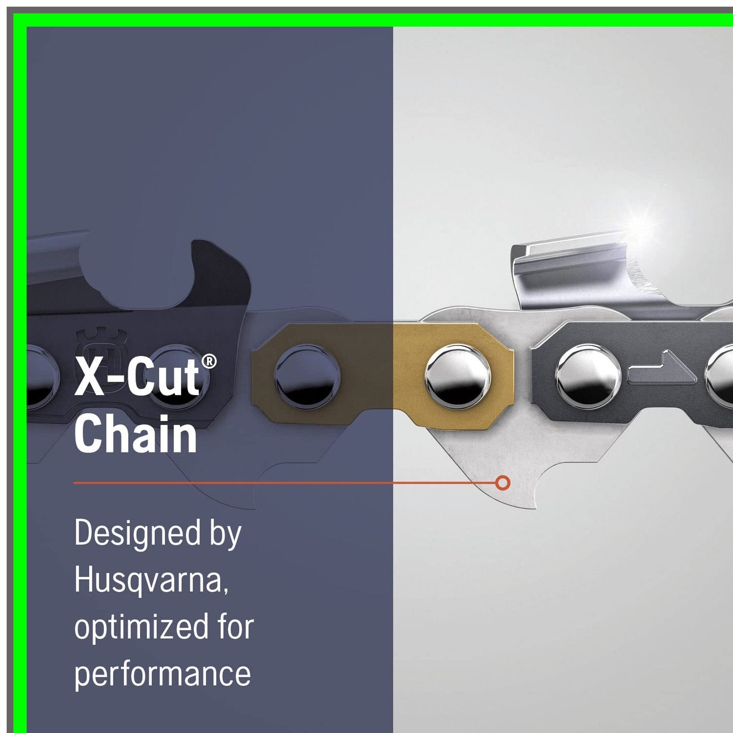 X-Cut SP33G 16 Inch Chainsaw Chain with Low Kickback and Superior Lubrication