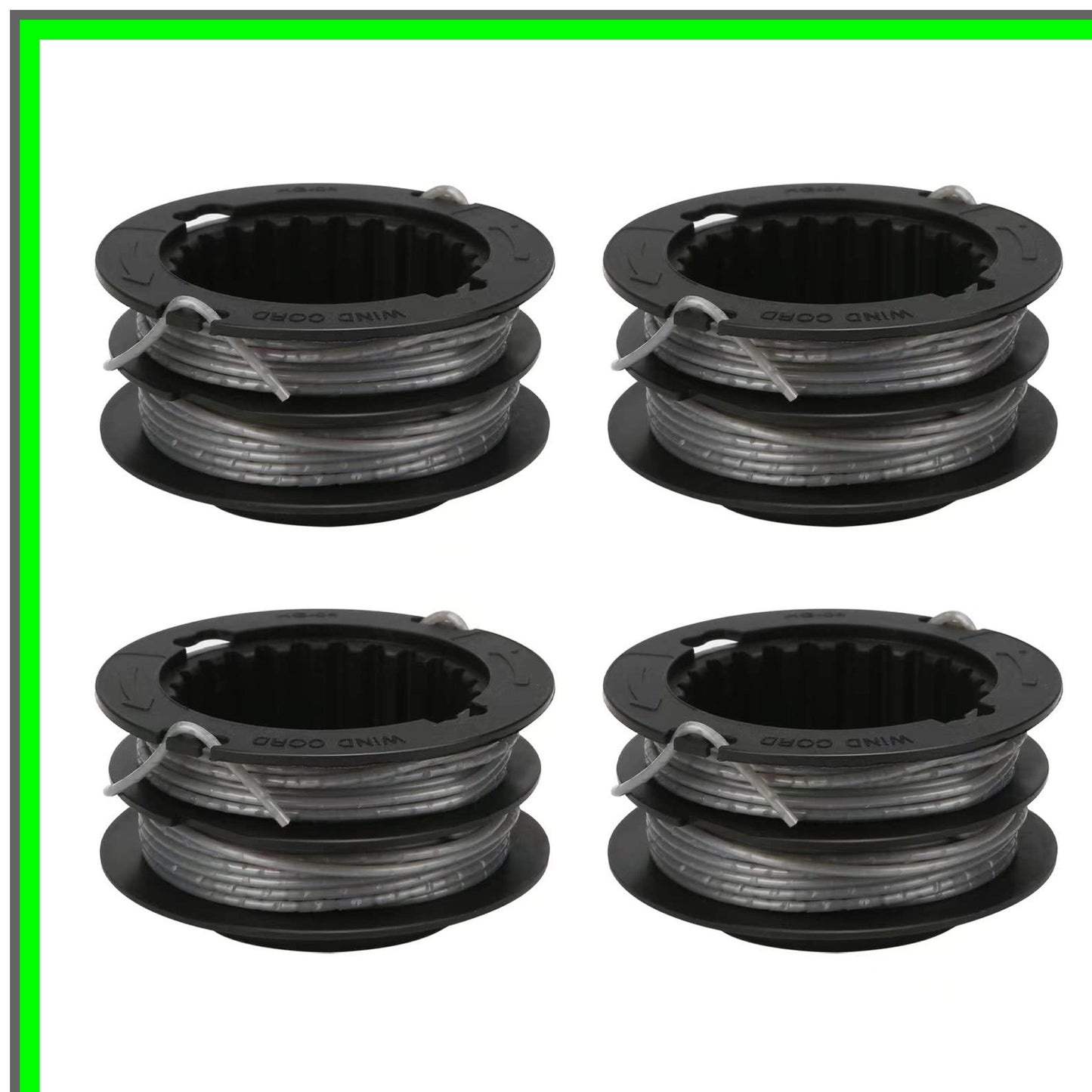 Efficient 17ft Replacement Spool for Greenworks String Trimmers - 4 Pack