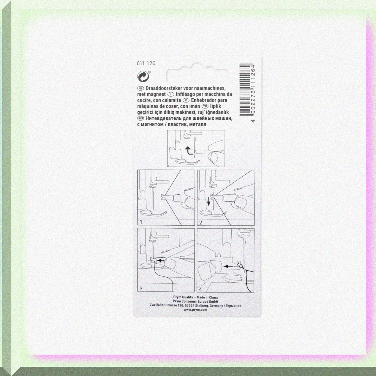 611 126 Threader for Sewing Machine Magnet Purple