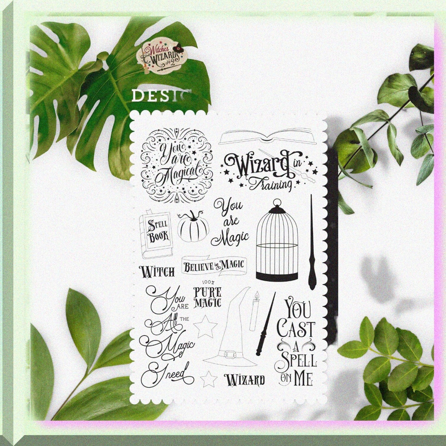 You Are Set Stamp Acrylic Clear Stamp Set