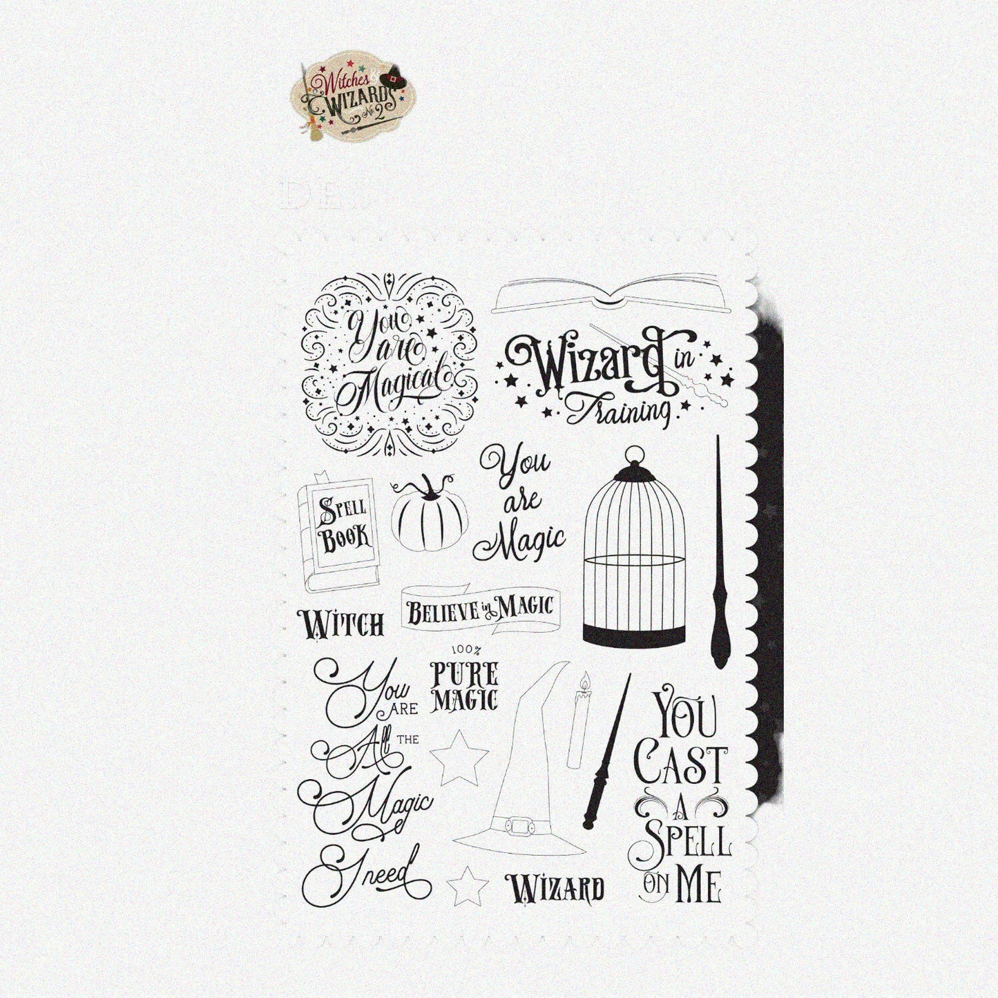 You Are Set Stamp Acrylic Clear Stamp Set