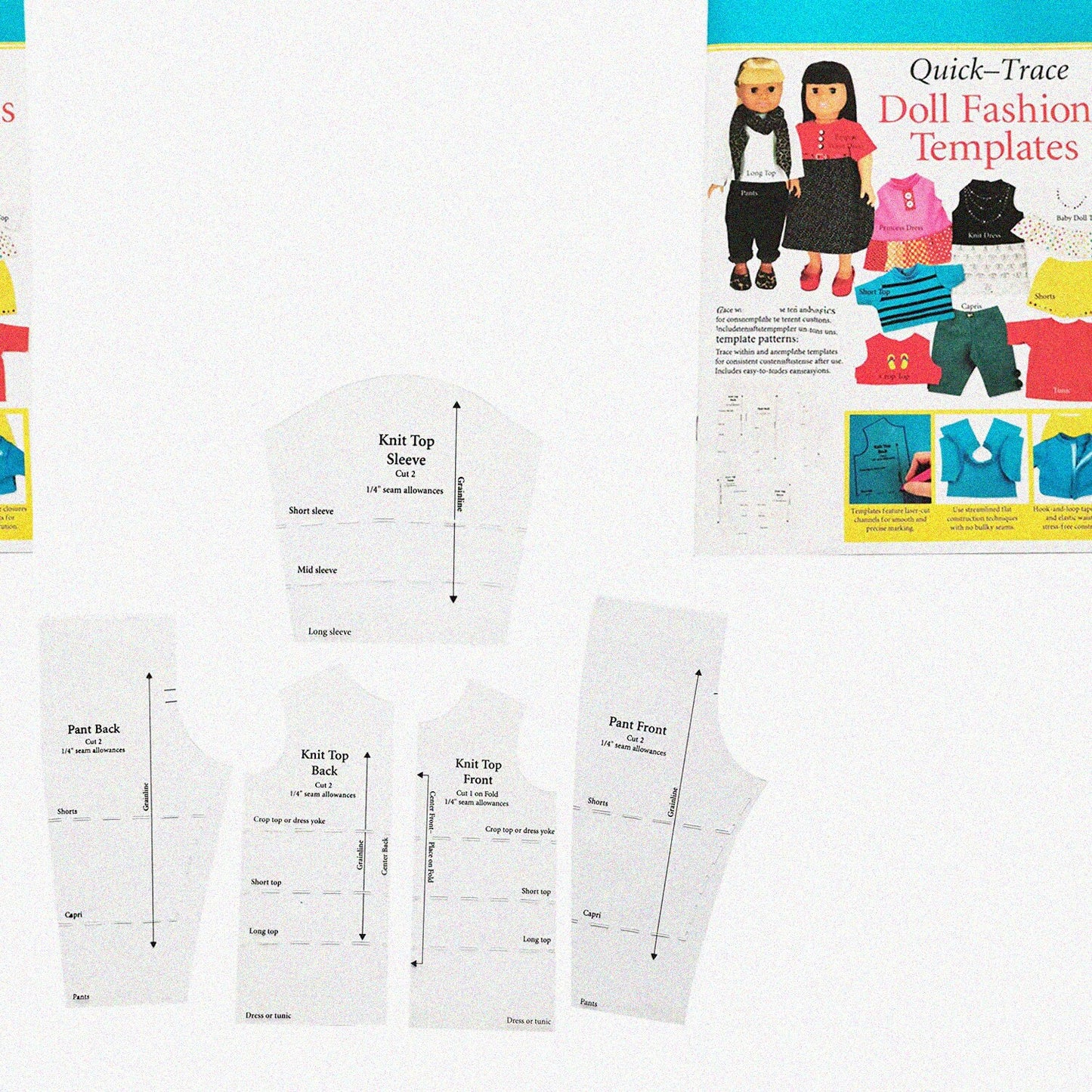 Quilting Rulers and Templates Set 5pcs