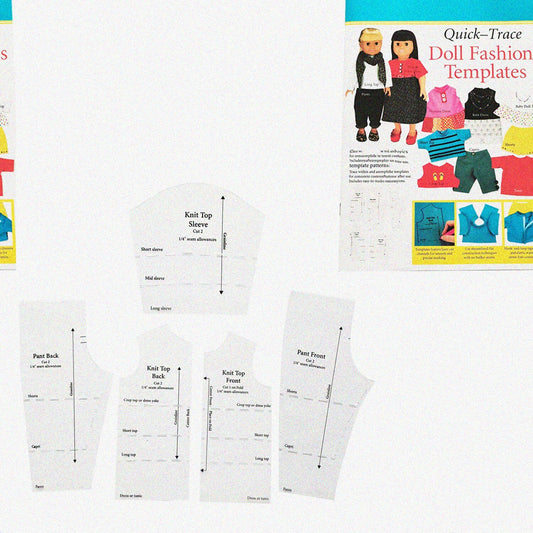 Quilting Rulers and Templates Set 5pcs