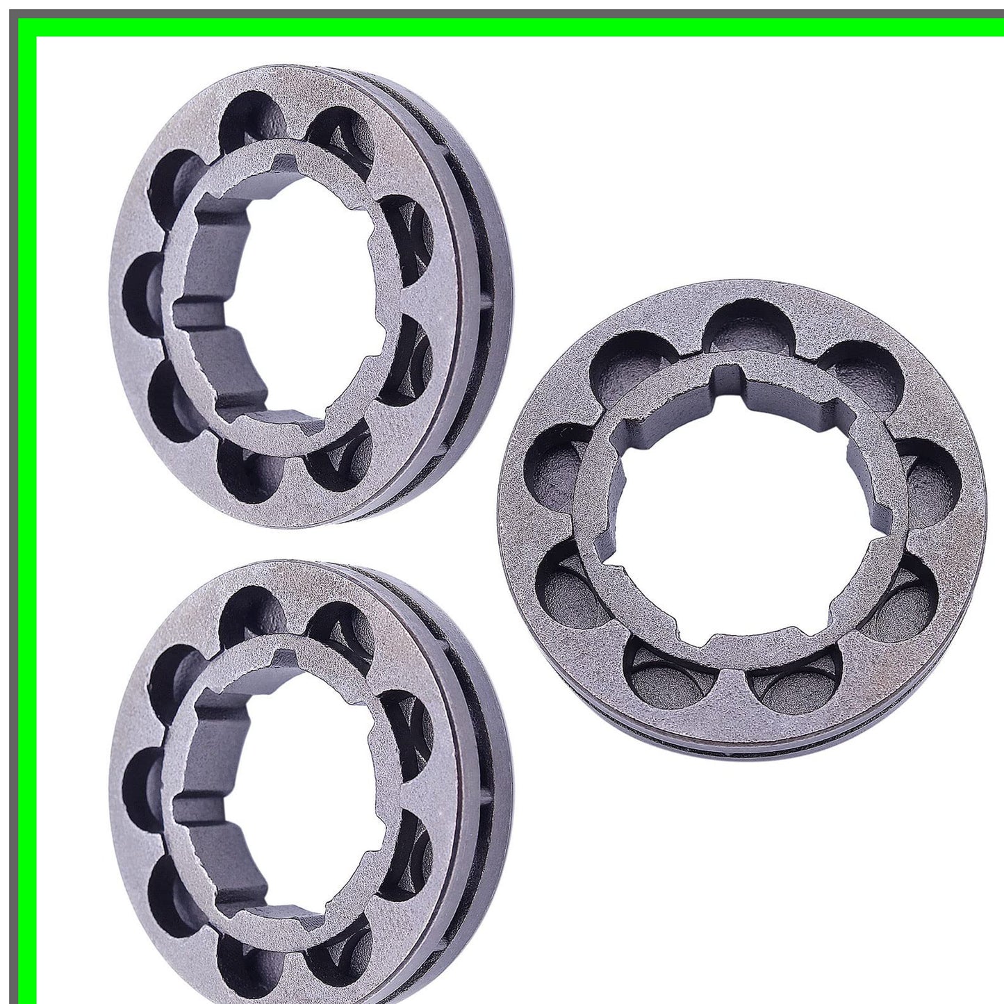 Chainsaw Sprocket Rim Kit 325" 9T Compatible with Stihl Husqvarna Jonsered Poulan