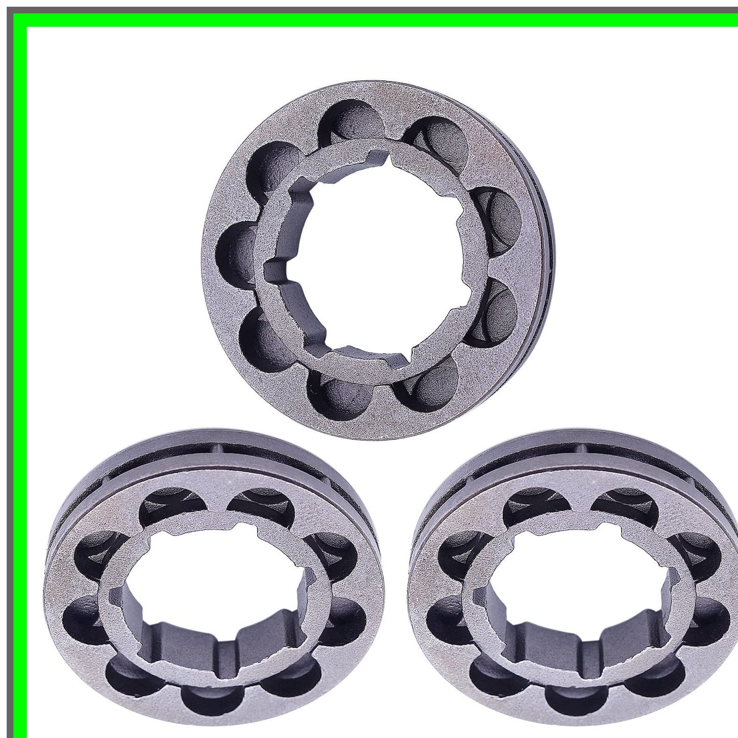 Chainsaw Sprocket Rim Kit 325" 9T Compatible with Stihl Husqvarna Jonsered Poulan