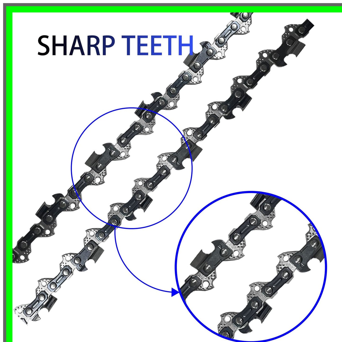 12 Inch Replacement Chains for 20V Electric Chainsaw - 3PC Set