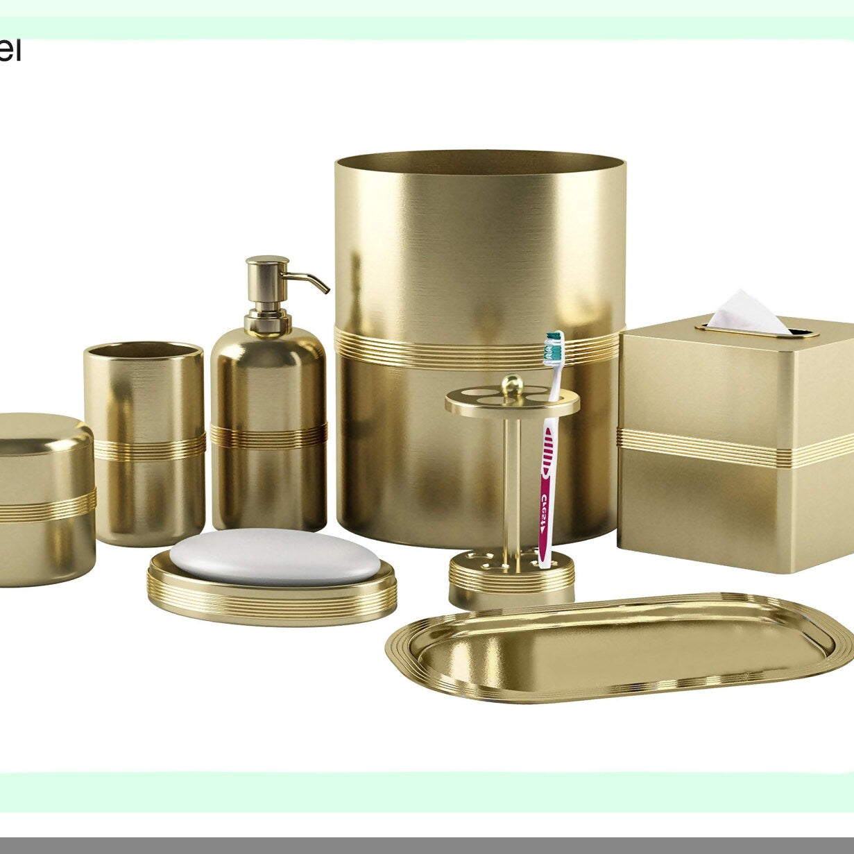 Nusteel Jewel Stainless Steel Refillable Pump Bottle