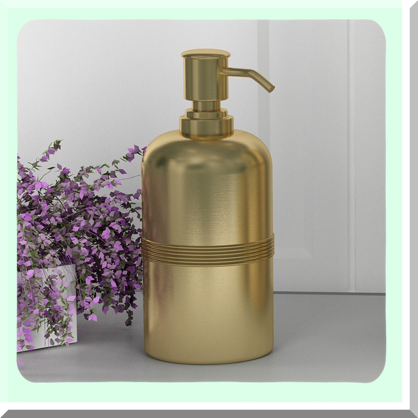 Nusteel Jewel Stainless Steel Refillable Pump Bottle