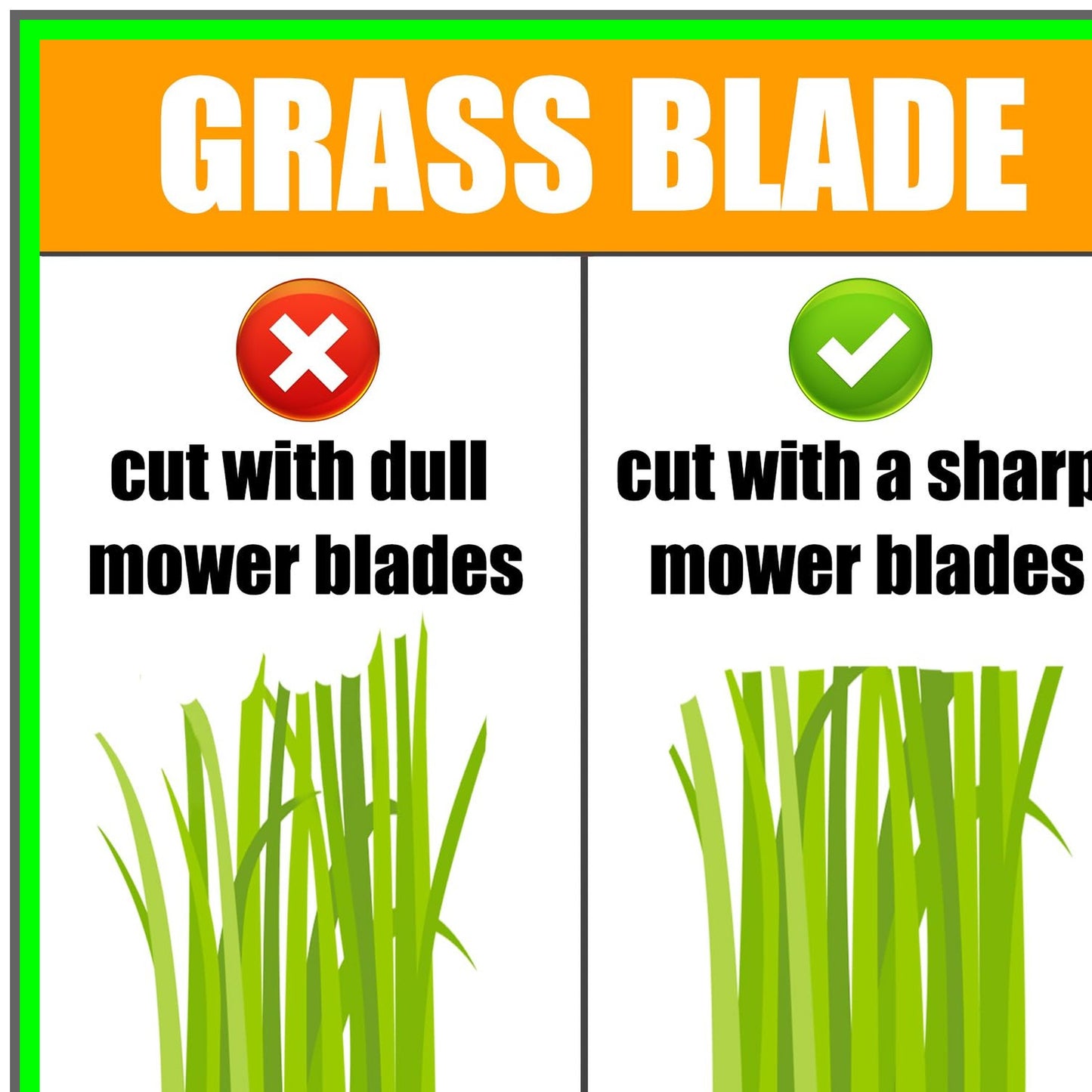 High Lift Replacement Blades for 48" Zero Turn Mowers - 3 Pack