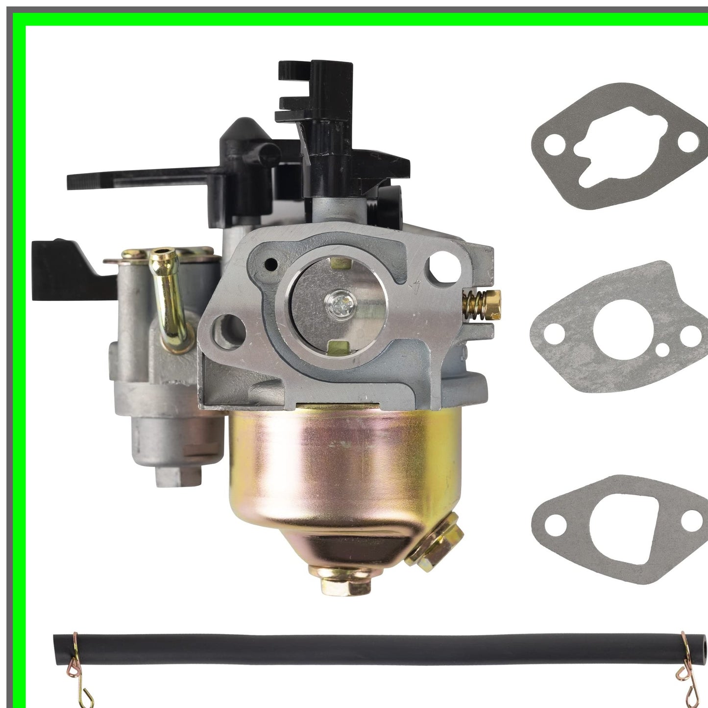 Honda GX Series Carburetor Kit with Gaskets and Fuel Line for 5HP Engines