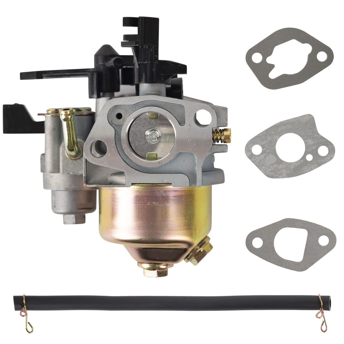 Honda GX Series Carburetor Kit with Gaskets and Fuel Line for 5HP Engines