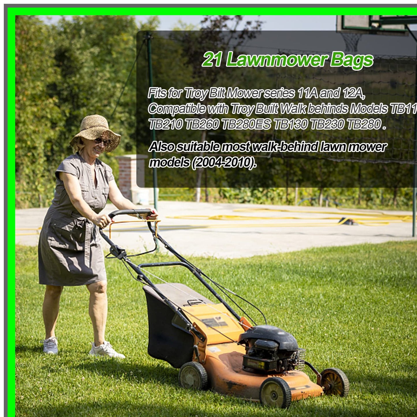 MTD Troy Bilt Lawnmower Grass Bag Replacement for 21" Models