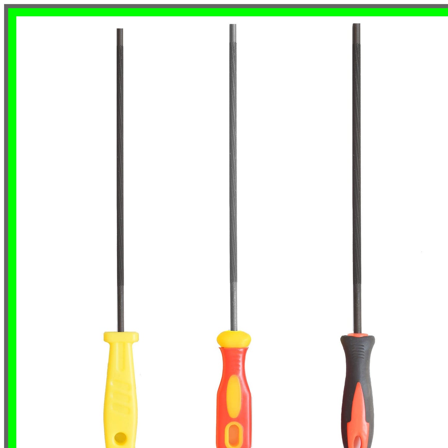 Chainsaw Sharpener File Set - 3 Sizes for Precision Chain Maintenance