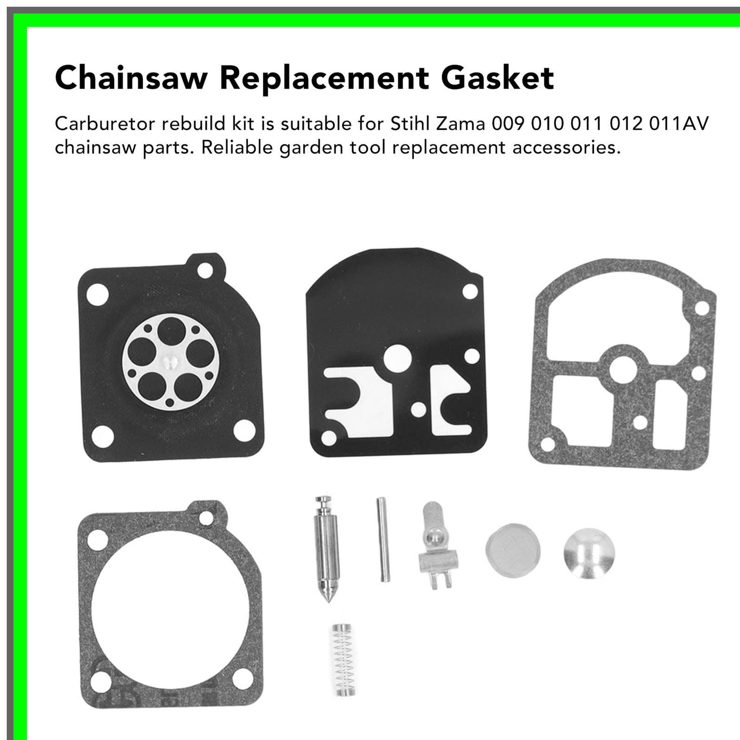 Stihl Zama Chainsaw Carburetor Rebuild Kit for Model 009 010 011 012 011AV