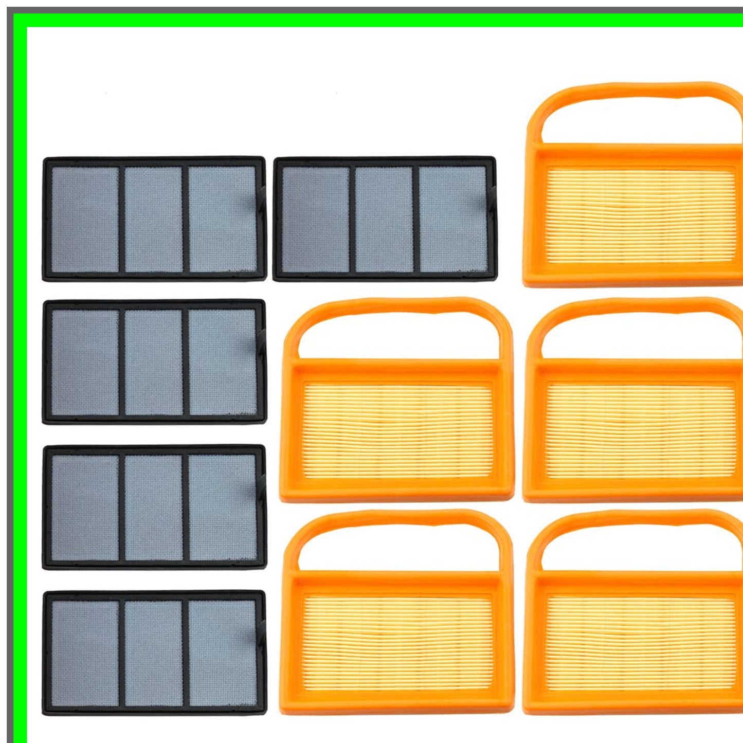 Stihl TS420 Air Filter Set with Spark Plug for Chainsaw Engine Replacement