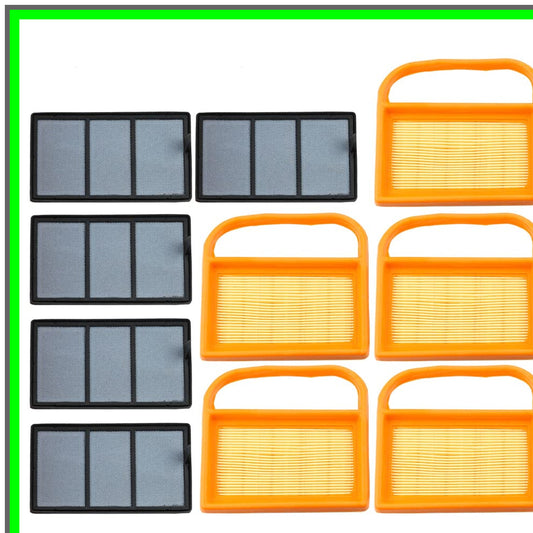 Stihl TS420 Air Filter Set with Spark Plug for Chainsaw Engine Replacement