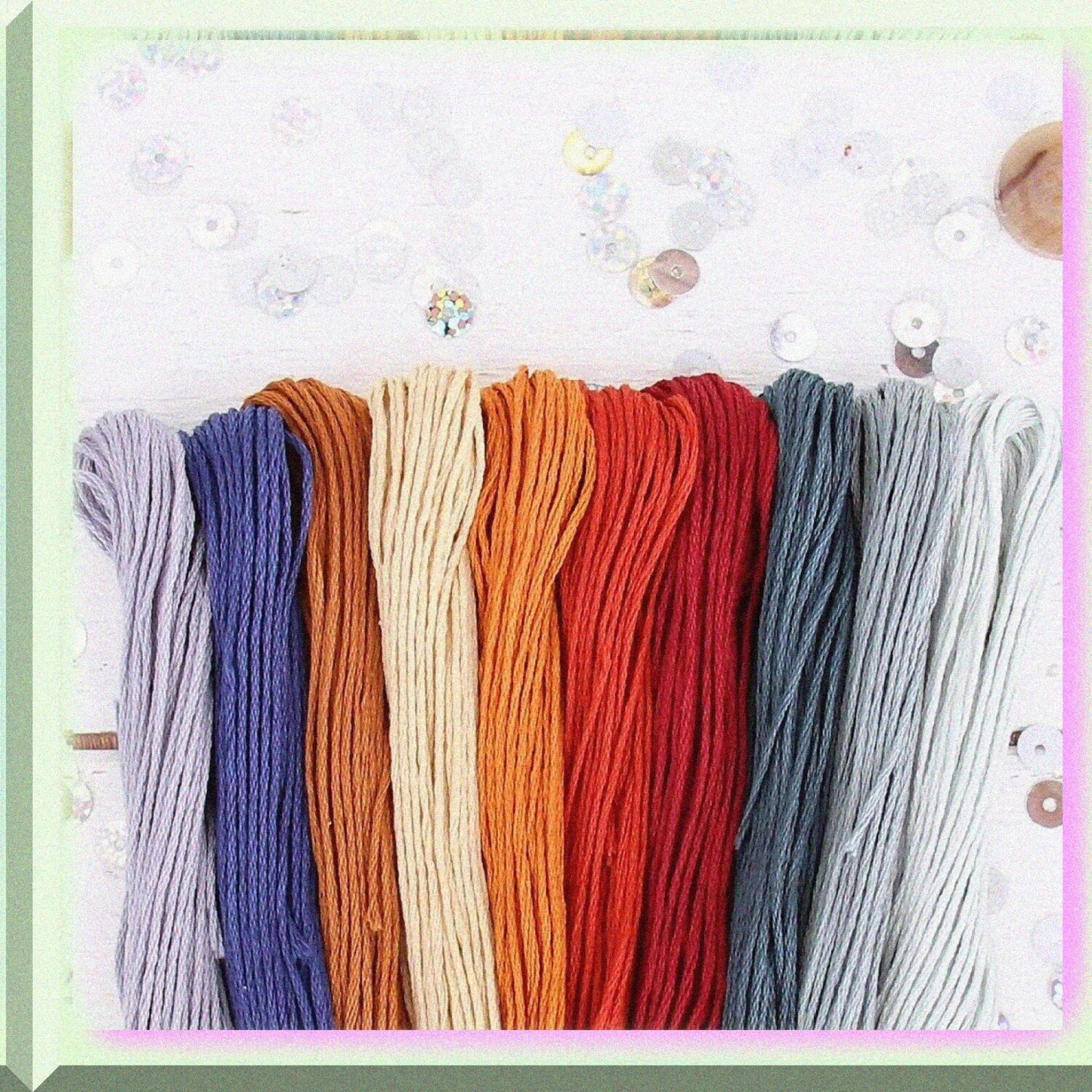 Egyptian Cotton Embroidery Floss Kit 10 Colors