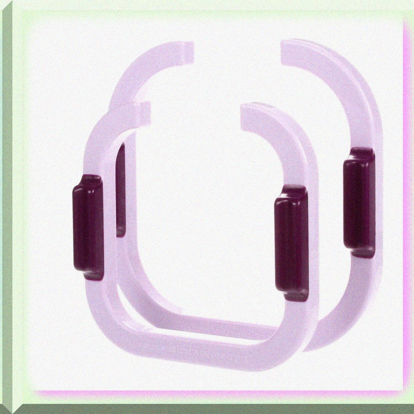 Fabric Glide Semi-Hoops Set 7x7 and 5.5x5.5 Inches