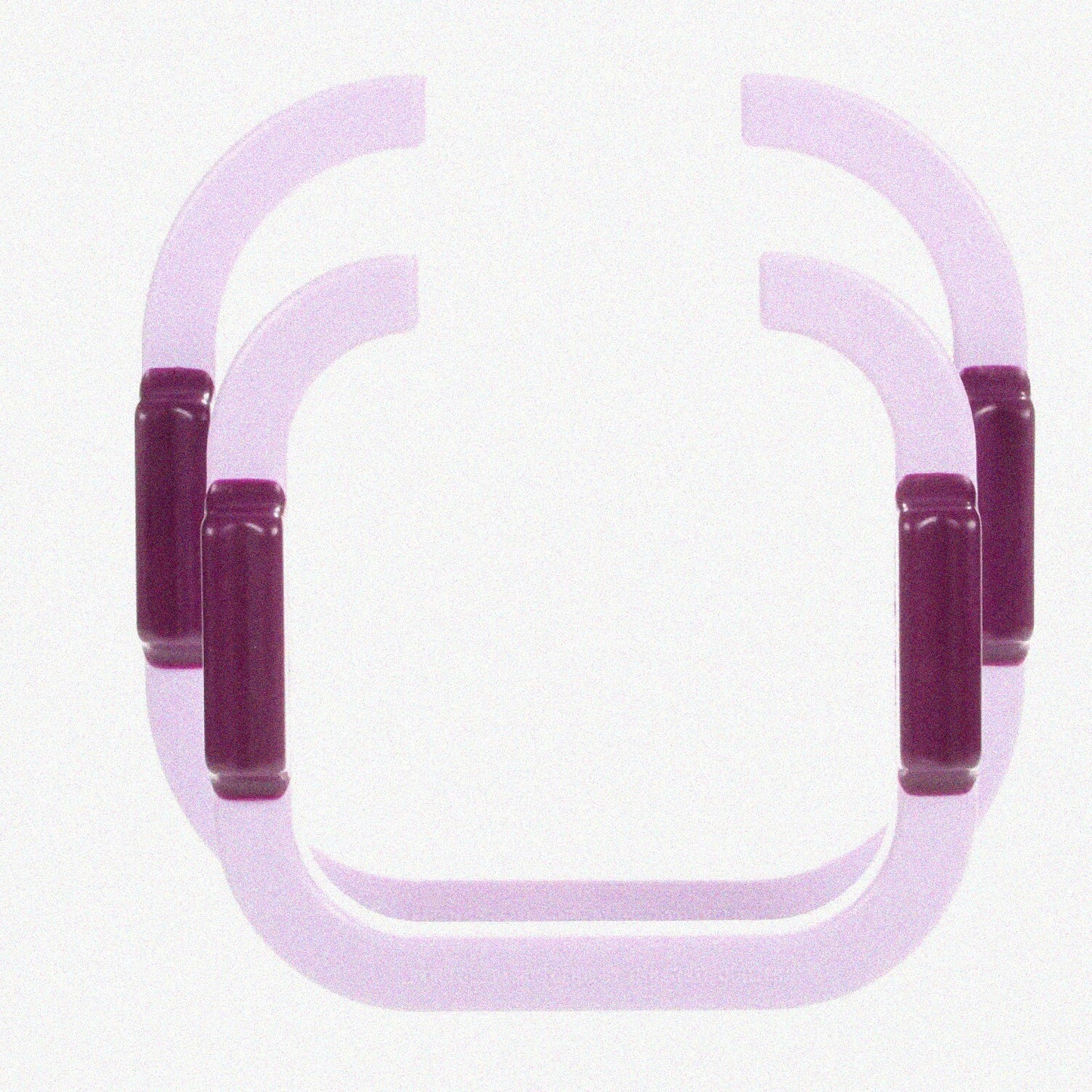 Fabric Glide Semi-Hoops Set 7x7 and 5.5x5.5 Inches