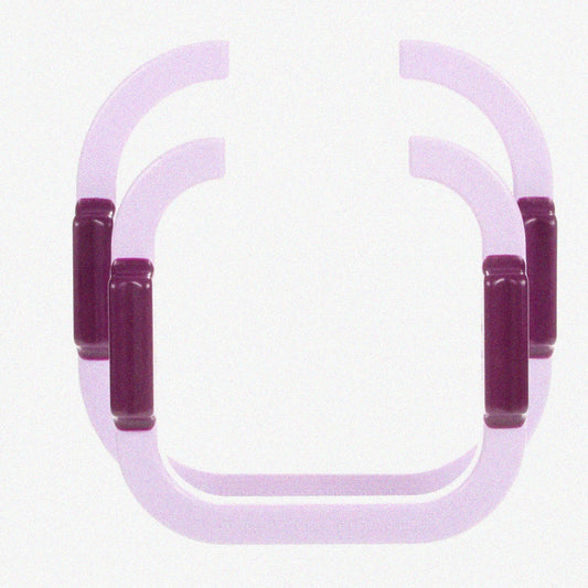 Fabric Glide Semi-Hoops Set 7x7 and 5.5x5.5 Inches