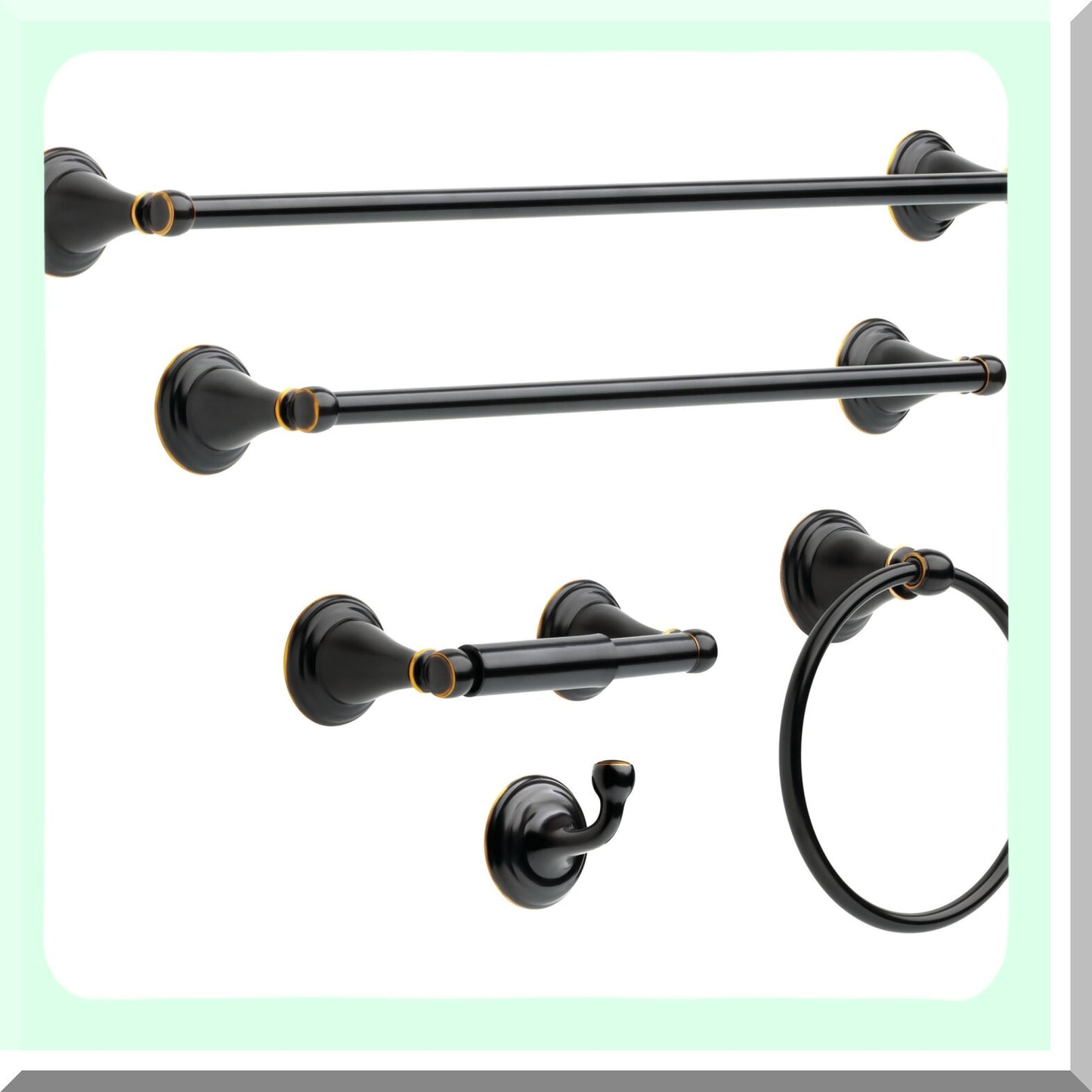 Windemere 24 Inch Towel Bar Rubbed Bronze