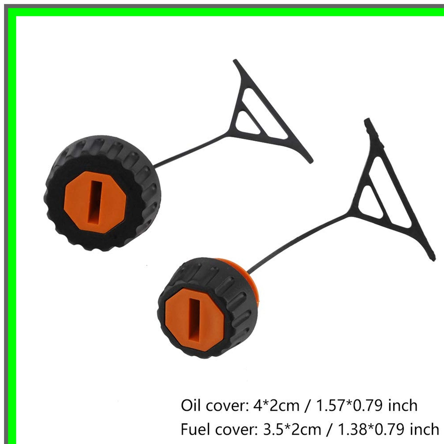 Gas Oil Filler Caps for STIHL Chainsaws - 2 Pack Replacement Parts