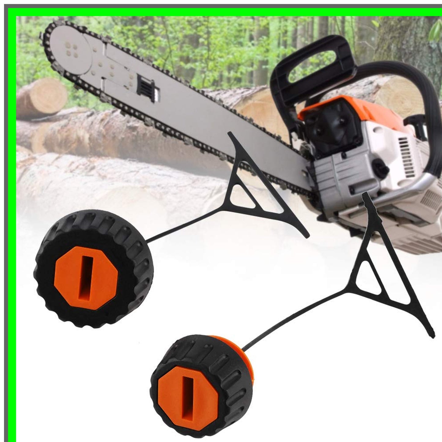 Gas Oil Filler Caps for STIHL Chainsaws - 2 Pack Replacement Parts