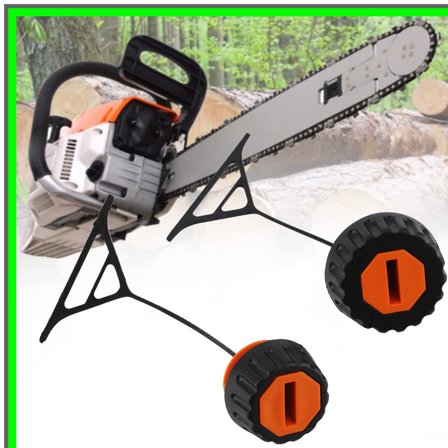 Gas Oil Filler Caps for STIHL Chainsaws - 2 Pack Replacement Parts