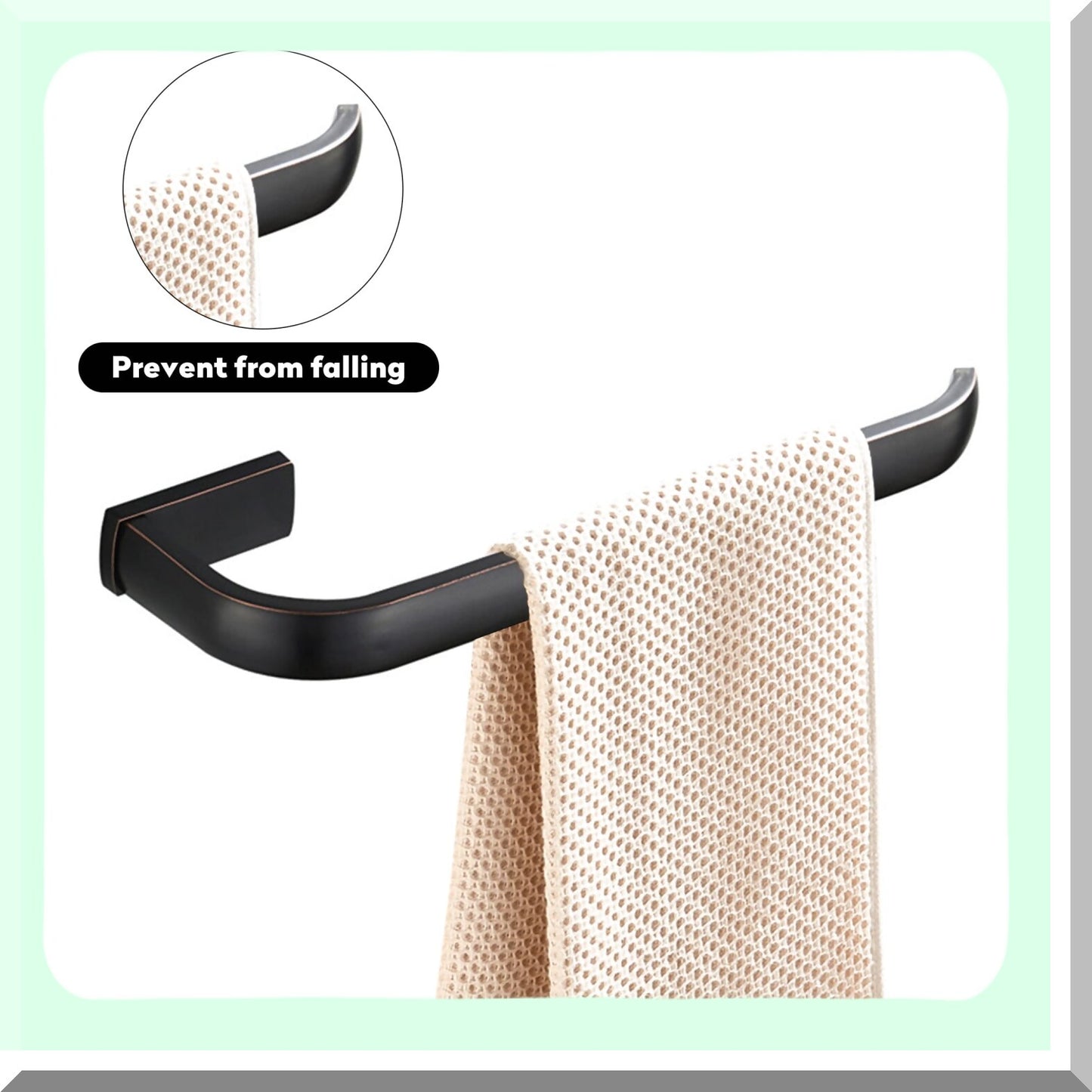 Bronze Towel Ring Wall Mounted Bathroom Accessories