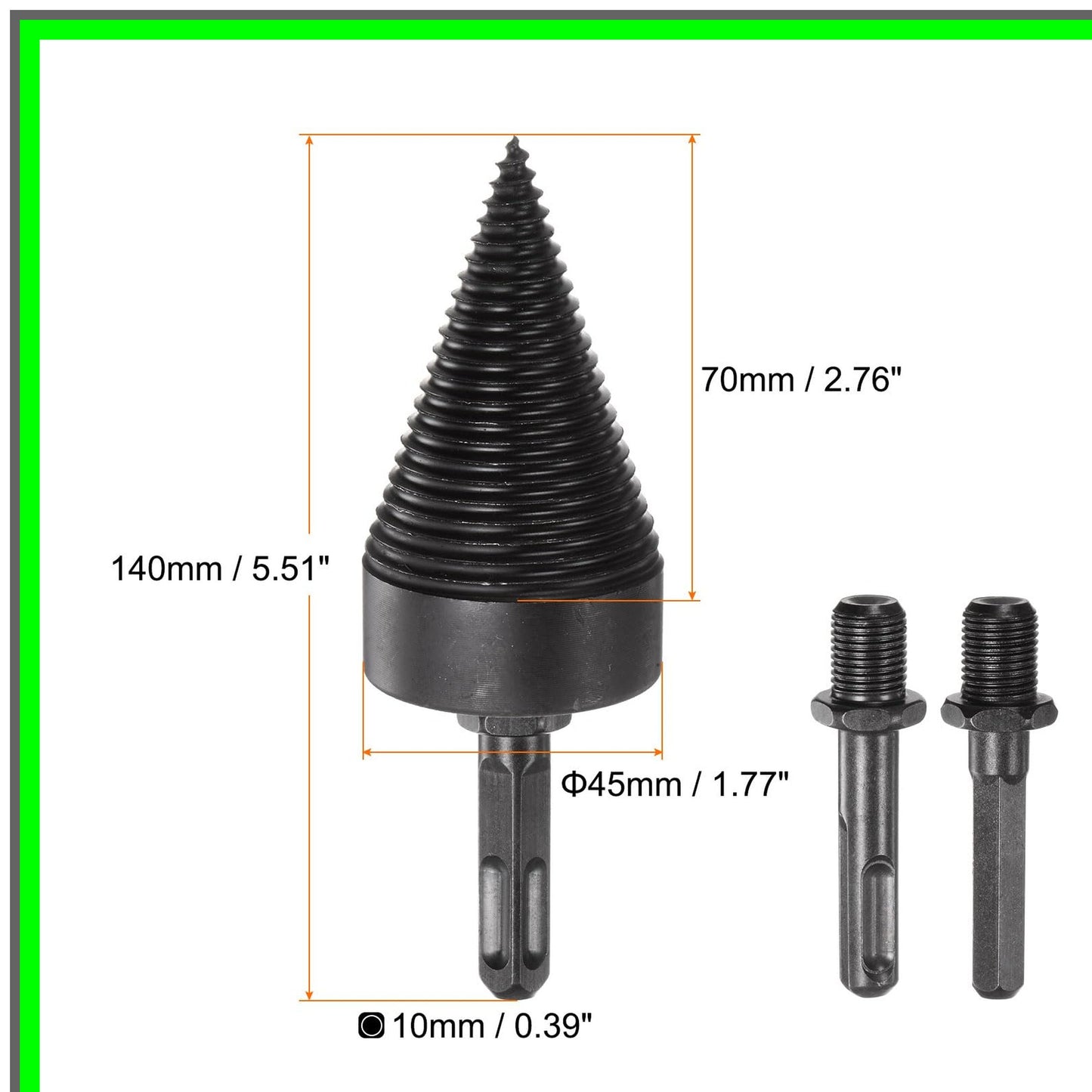 Versatile Wood Splitter Drill Bit Set for Efficient Log Cutting