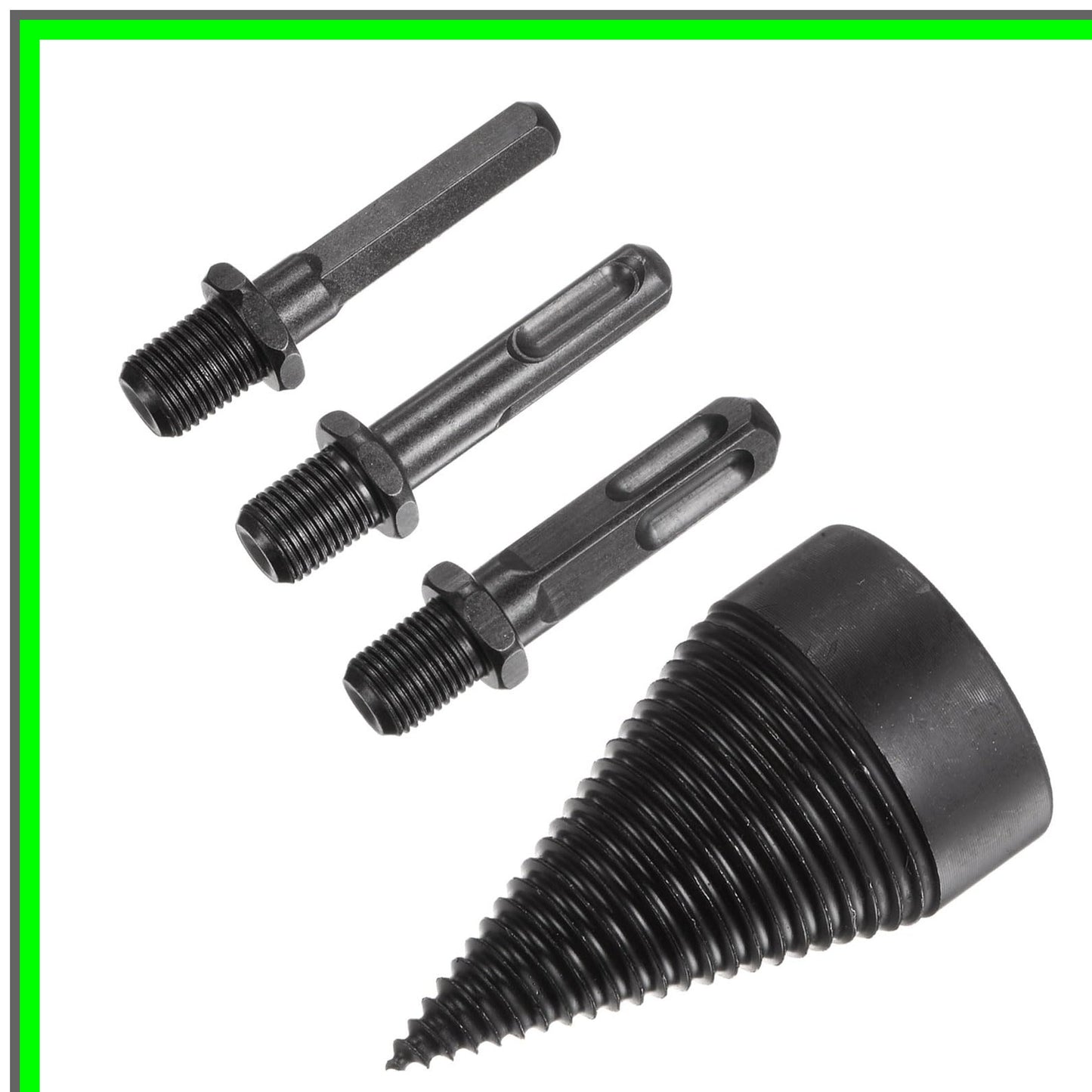 Versatile Wood Splitter Drill Bit Set for Efficient Log Cutting