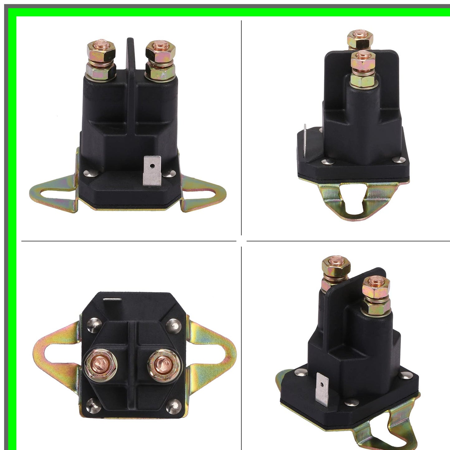 Universal 3-Terminal Starter Solenoid for Husqvarna Bobcat Mowers
