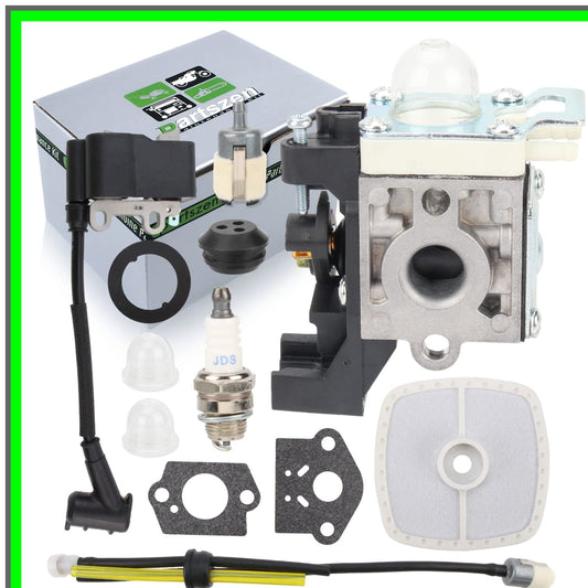 Carburetor and Ignition Coil Kit for GT225 Trimmers and SRM225 Models