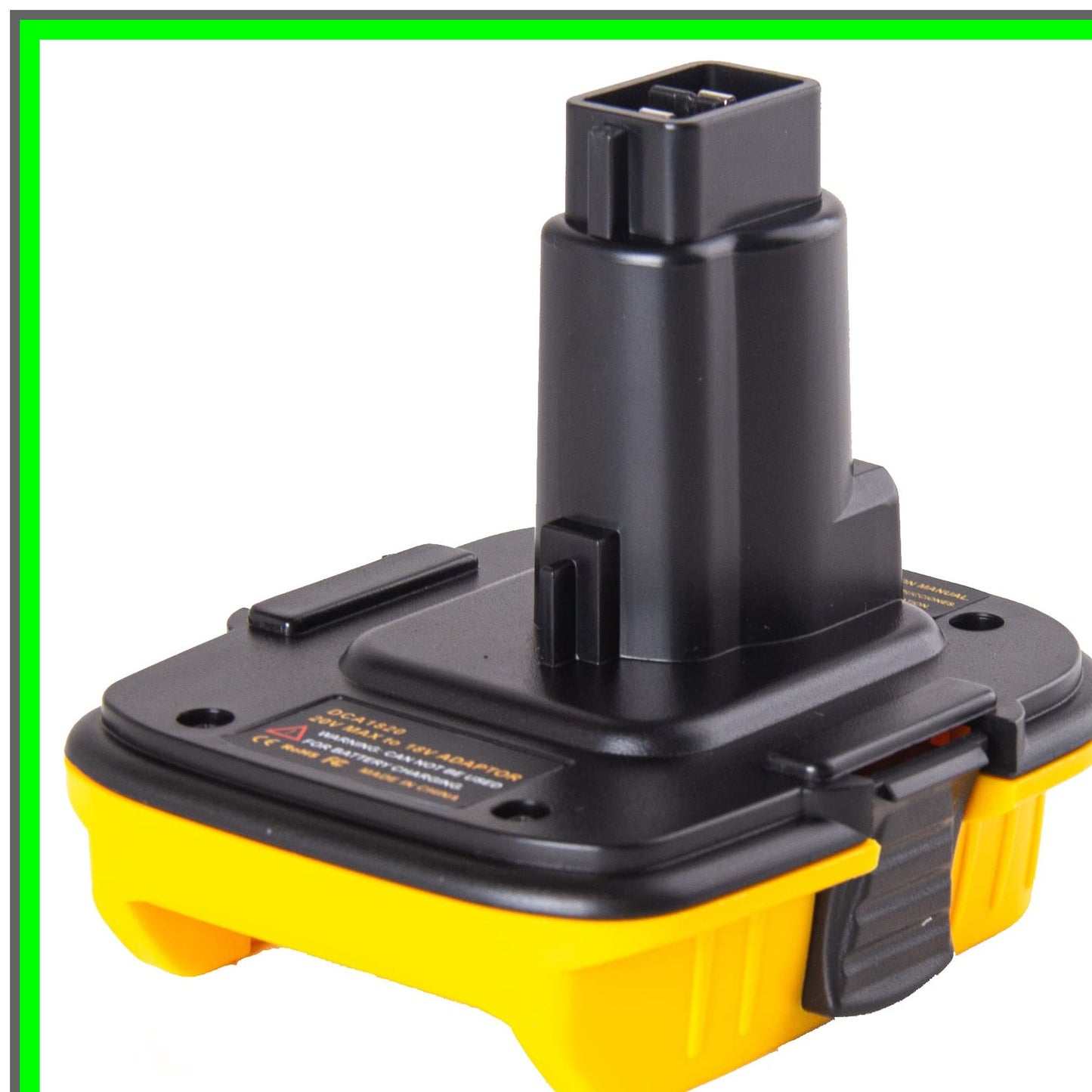 18V to 20V Adapter with USB Port for Power Tool Battery Conversion