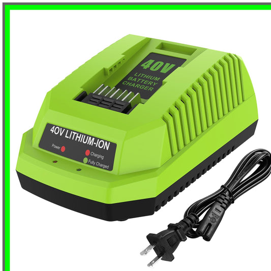 Greenworks 40V Battery Charger Replacement for G-MAX 29462 29472 Models