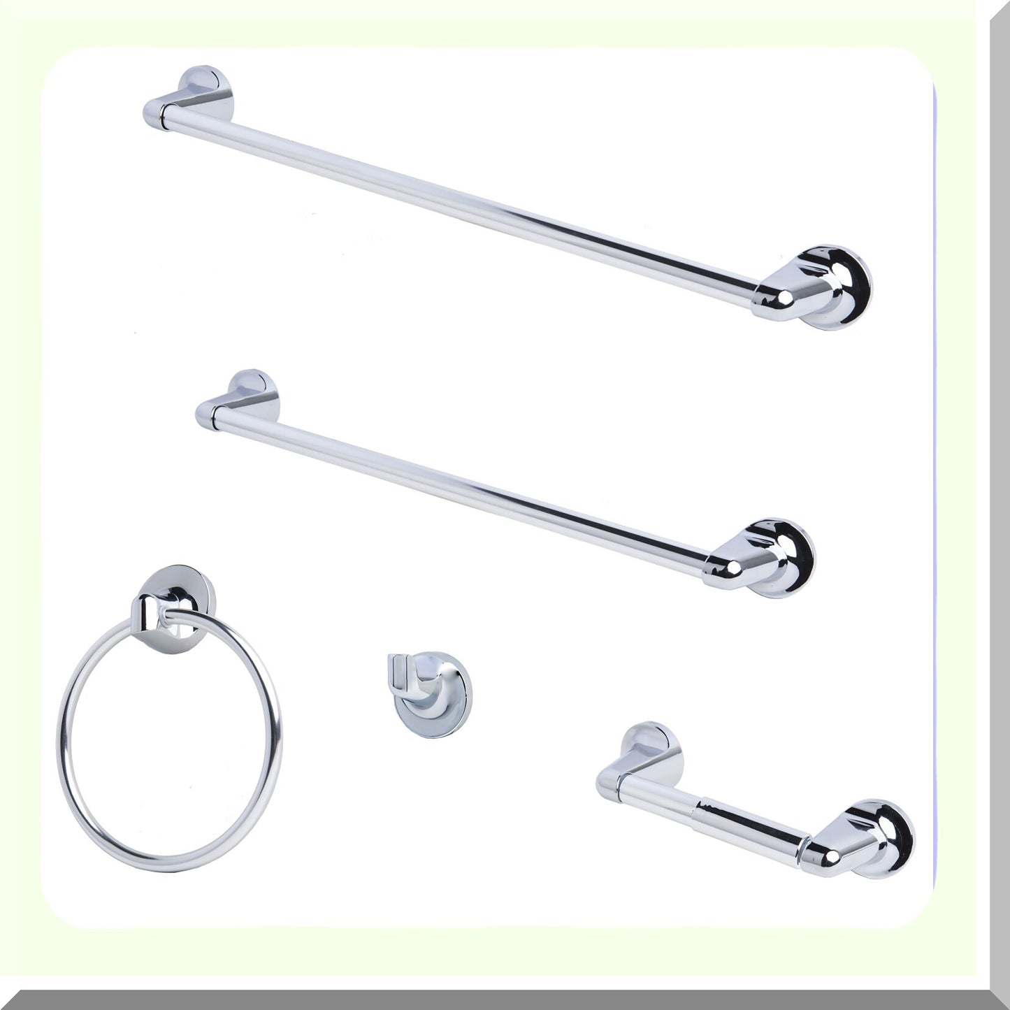 5-Piece Bathroom Hardware Accessory Set