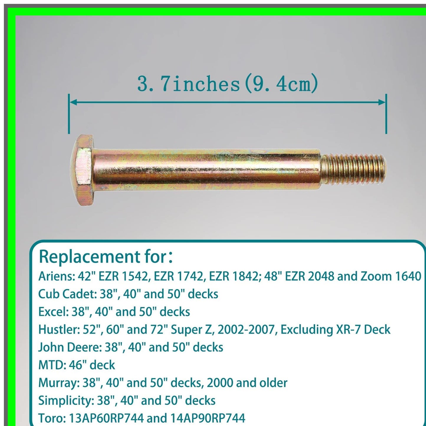 Lawn Mower Anti-Scalp Deck Wheel Kit for Cub Cadet and MTD Decks