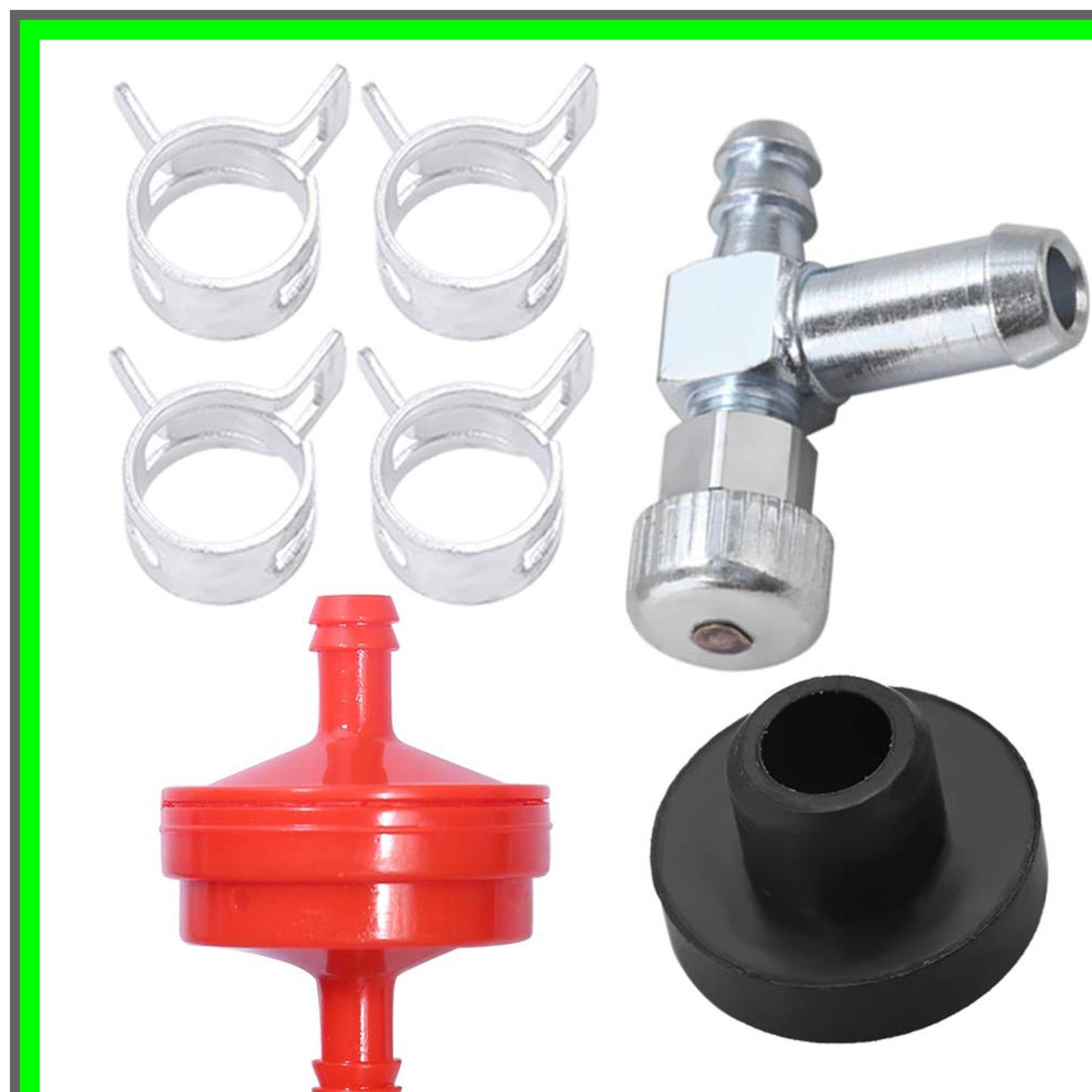 Generator Fuel Hose Filter and Shut-Off Valve Replacement Kit