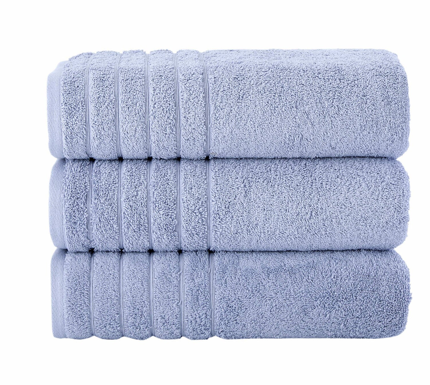 Barnum Collection Bath Towels Set of 3 Blue 30"x56"