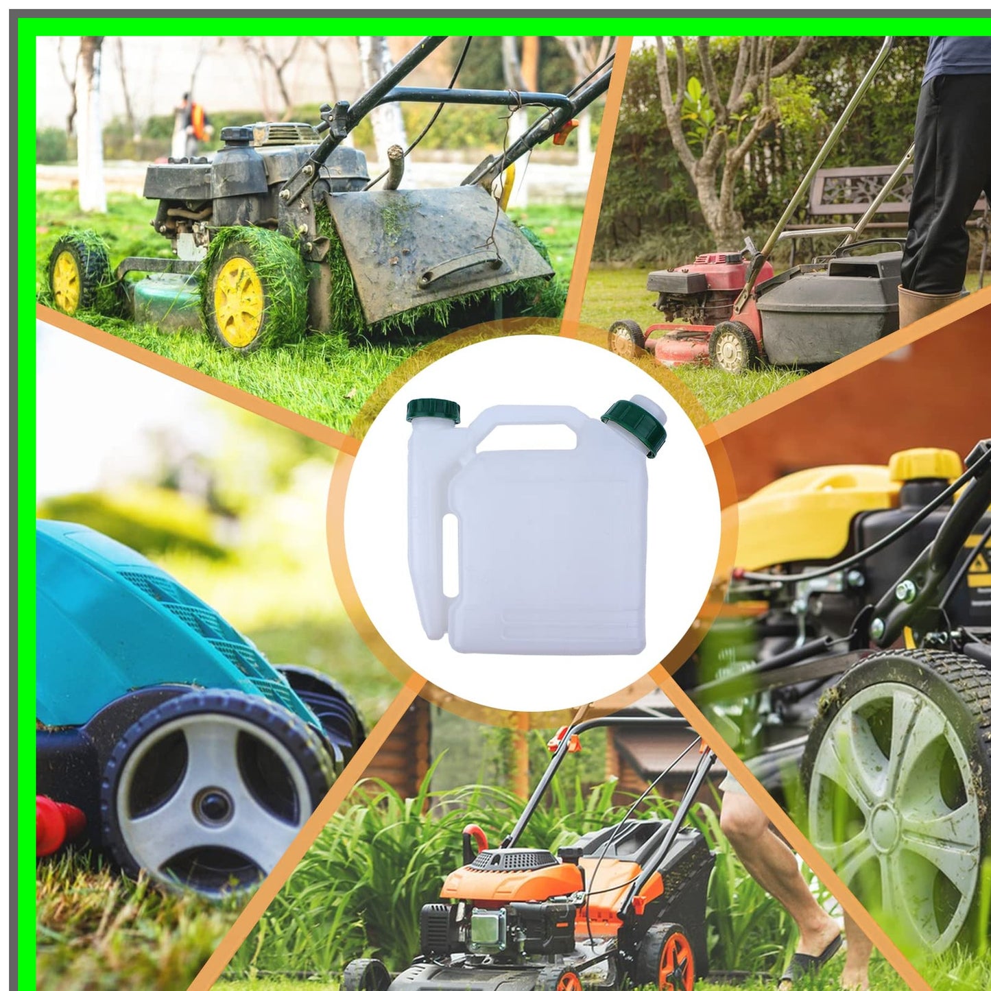 Gasoline Mixing Bottle for Chainsaws and Trimmers - 1L Fuel Oil Mixer