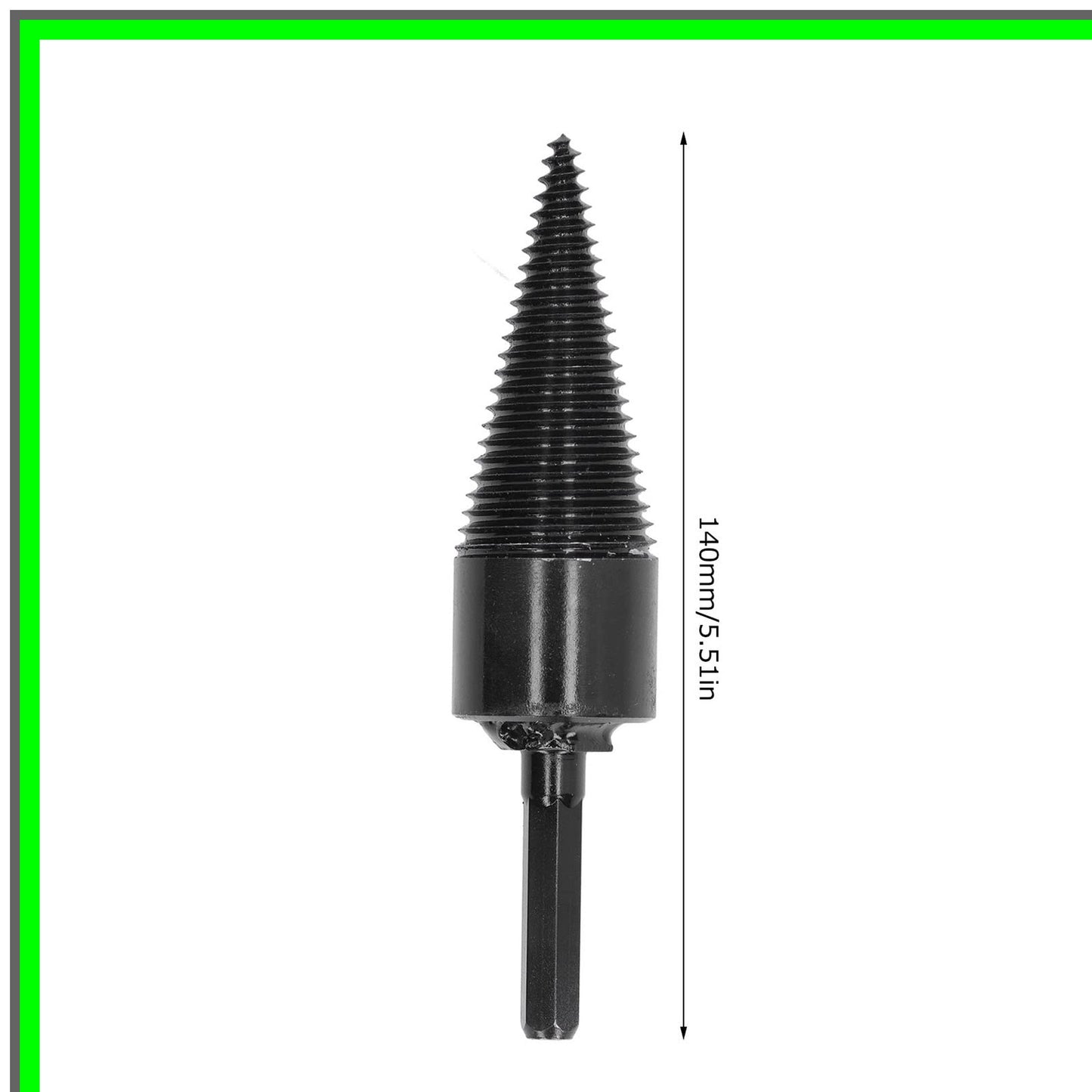 Wood Splitter Cone Drill Bit for Efficient Log Splitting with Power Drill