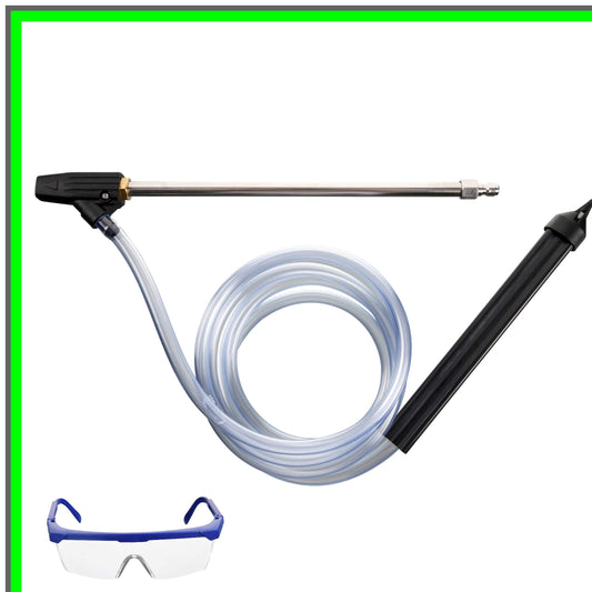 Powerful Sandblasting Kit for Pressure Washers, 2500 PSI Quick Connect