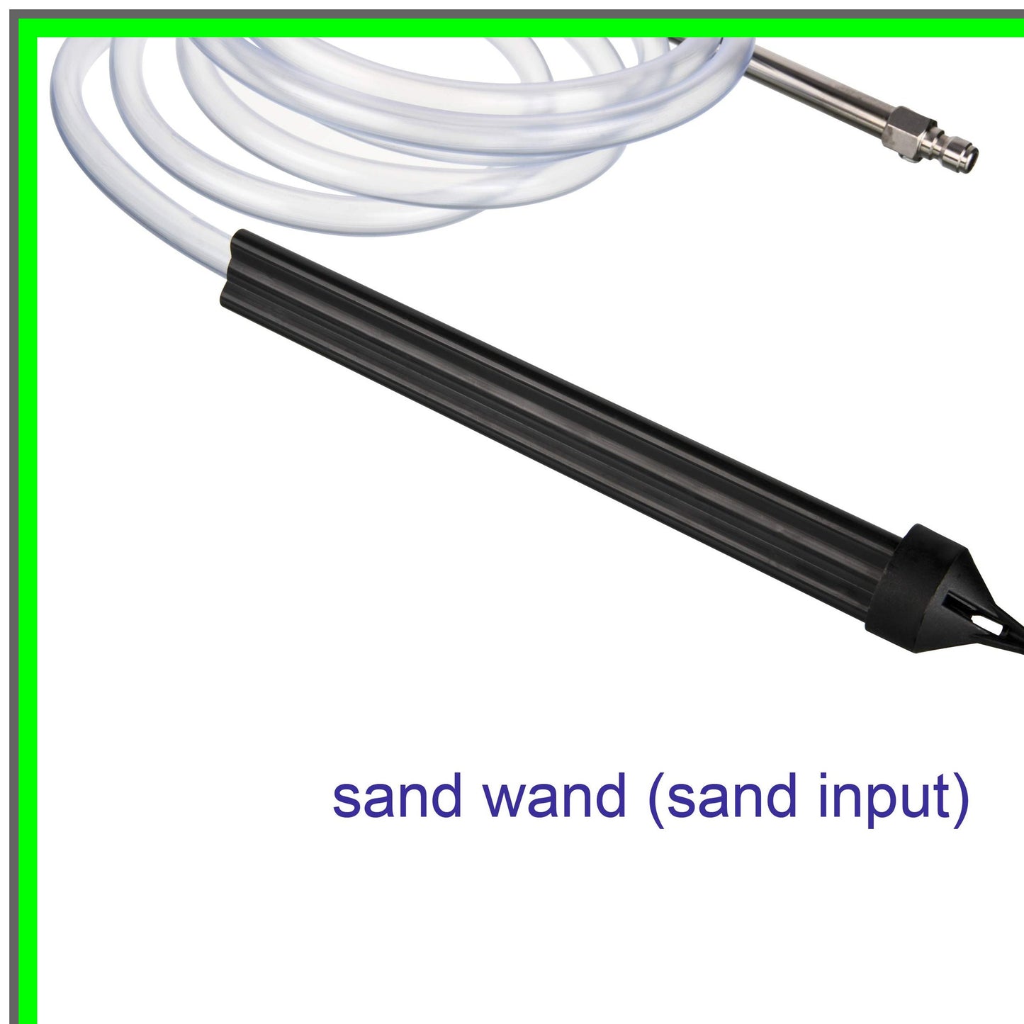 Powerful Sandblasting Kit for Pressure Washers, 2500 PSI Quick Connect