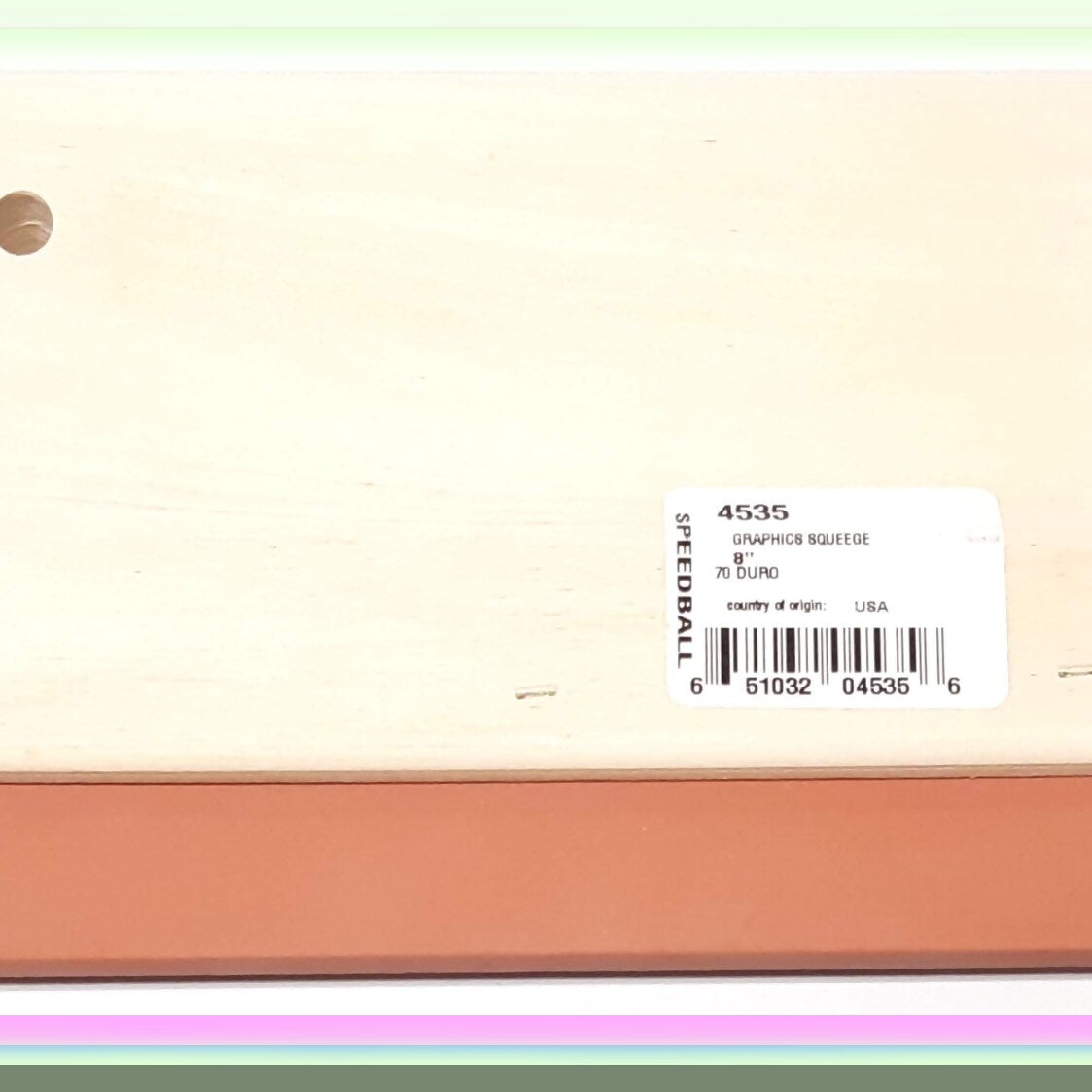 8-Inch Neoprene Squeegee for Screen Printing