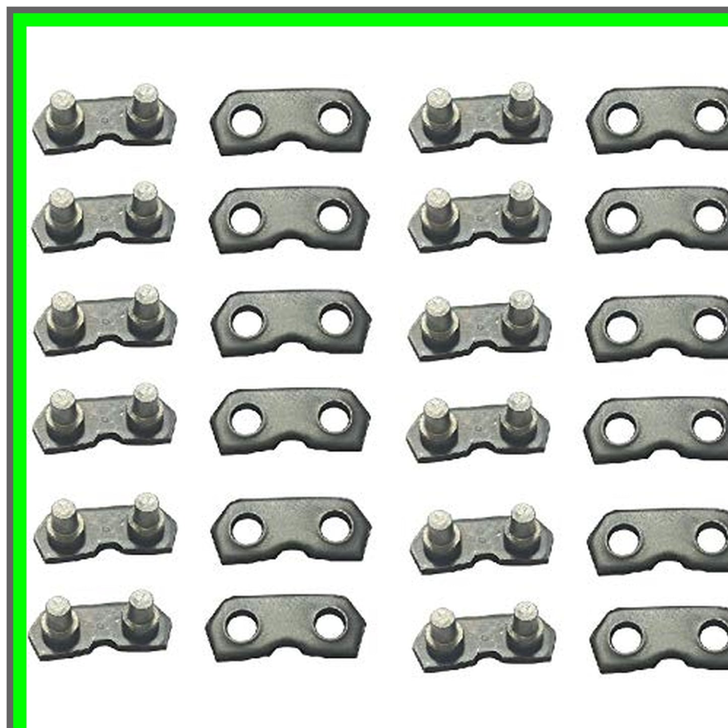 Complete 12-Piece Repair Kit for 404" LP Saw Chain Links and Gauge