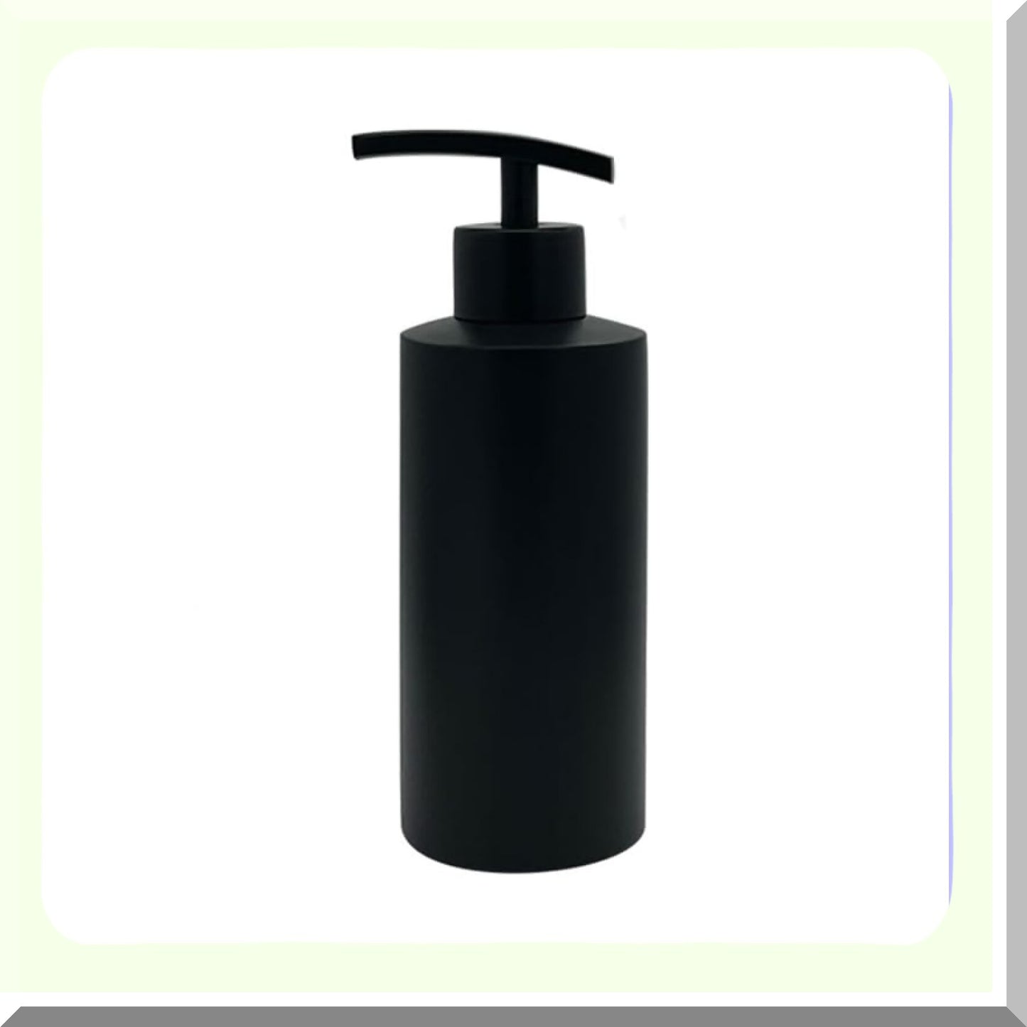 Black Cylindrical Soap Dispenser 400ml