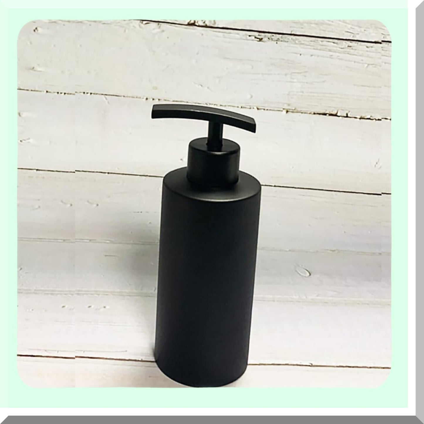 Black Cylindrical Soap Dispenser 400ml