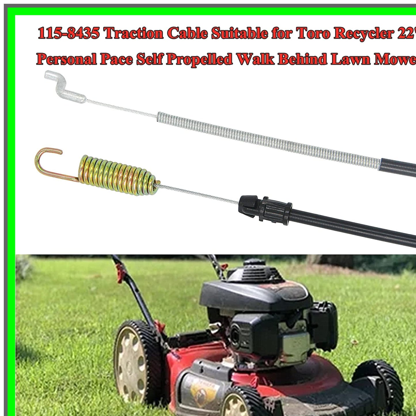 Traction Control Cable for Toro Recycler 22" Self Propelled Mowers