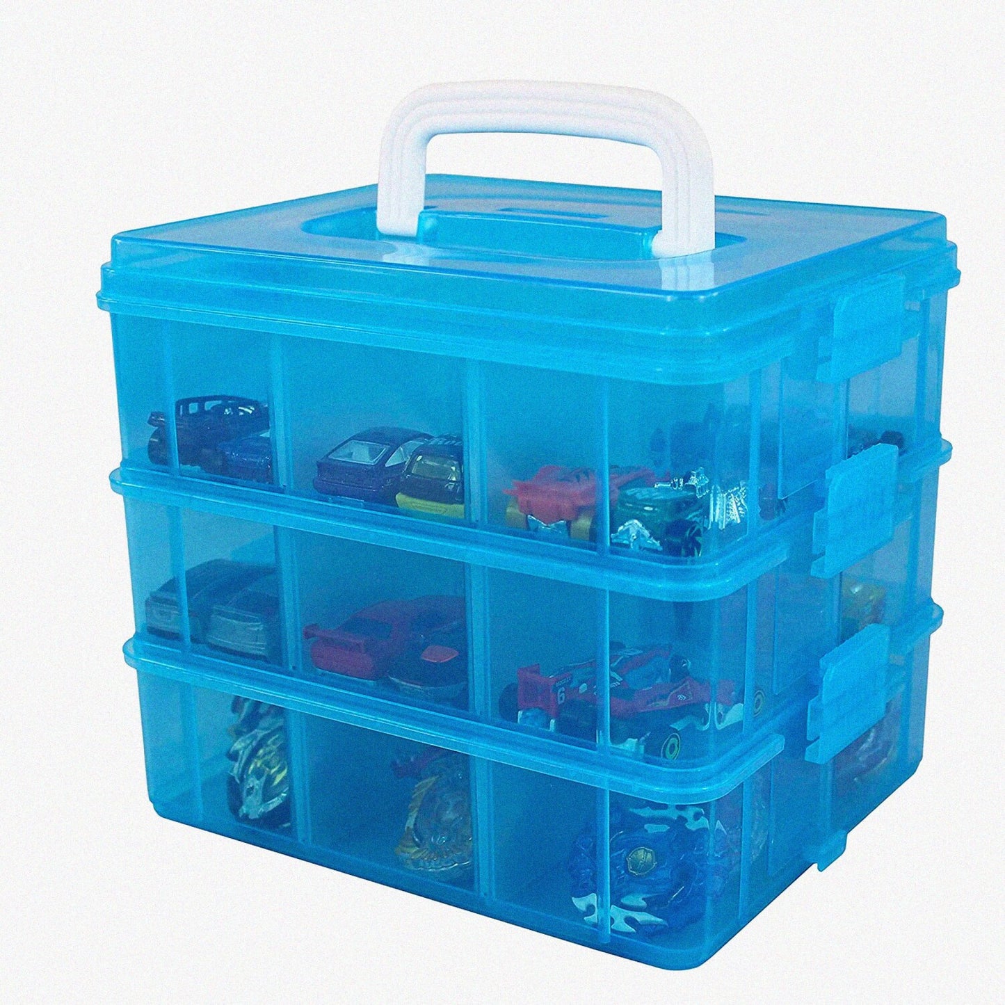 Stackable Toy Organizer Storage Case for Small Toys