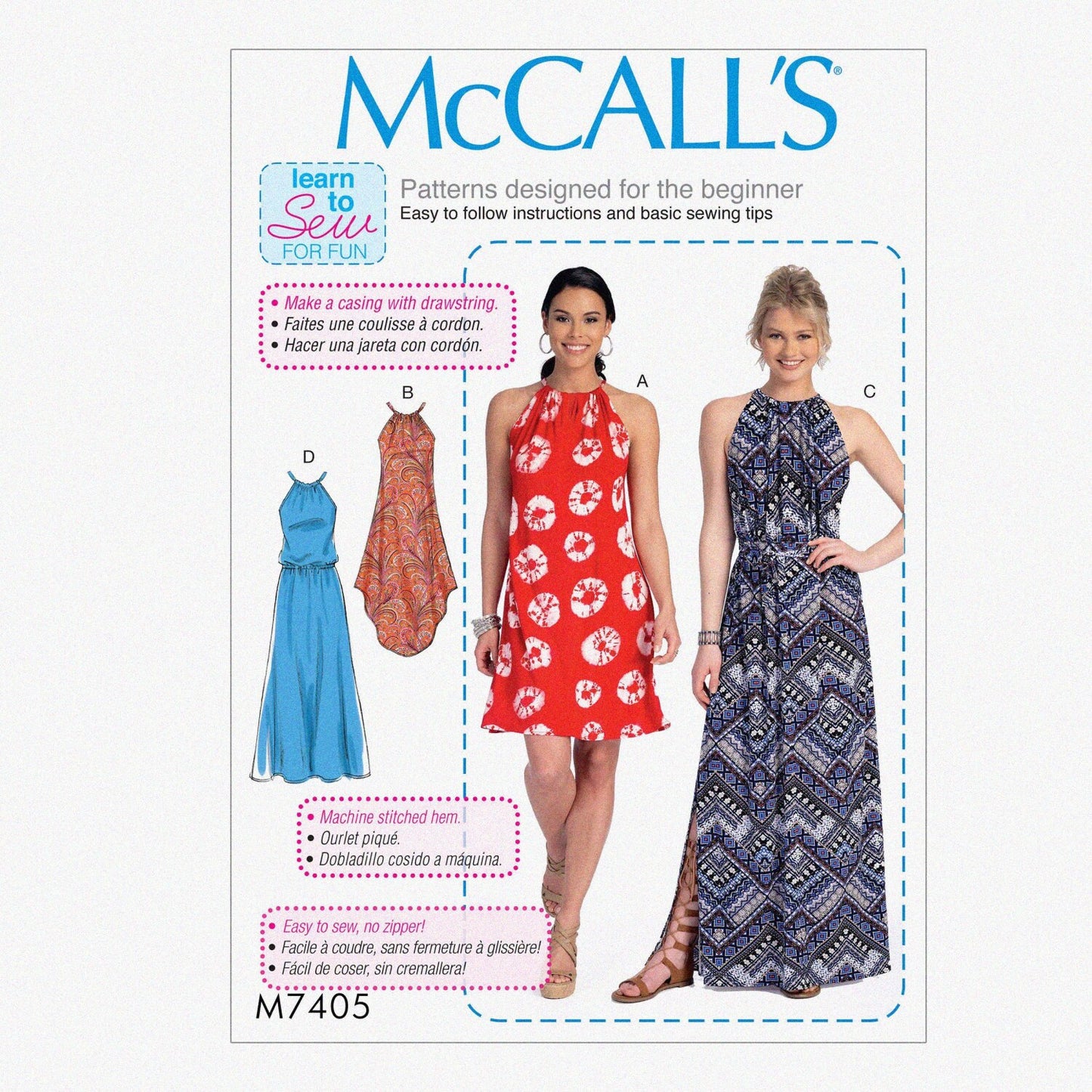 Patterns Misses Dresses and Belt Set